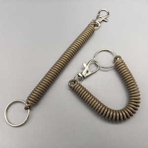 Оптовый пластиковый цветной пружинный брелок Телескопический эластичный канат брелок анти потери пружинный брелок - Product Image 4