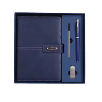 Coffret Cadeau d'Affaires Personnalisé : Carnet de Bureau A5 avec Logo et Boîte en Cuir à Fermeture Magnétique – Idéal Fête des Mères & Remise de Diplôme