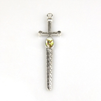 Bijoux catholiques Mecrt en alliage de zinc, pendentif Saint Michel, croix, épée, pendentif, archange Michel, religieux chrétien