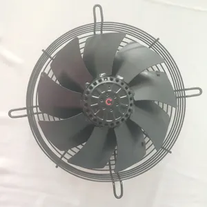 China Manufactured Axial Cooling Fan Stainless Steel Blades External Rotor Motor Powered Home Restaurant Use OEM ODM Supported