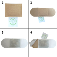 Patch médical d'absinthe de haute qualité Patch de traitement thermique de moxibustion pour la prostatite