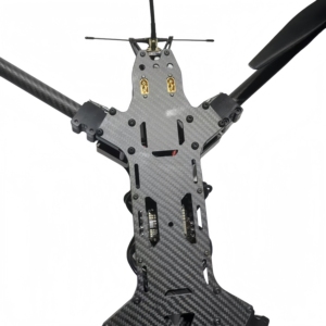 15In Foldable Carbon Fiber <b>Quadcopter</b> Frame,Aluminum Alloy RC <b>Drone</b> Kit Equipped With Four Propellers & Antenna Mount Long Range - Product Image 5
