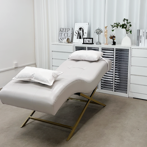 Camilla de lujo curvada en forma de S para extensiones de pestañas, silla de salón de belleza, camilla para pestañas, sillón de masaje para pestañas - Product Image 4