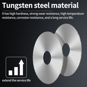 ठोस कार्बाइड टंगस्टन स्टील ने ब्लेड, बाहरी व्यास 130 मिमी, मोटाई 0.7-6 मिमी, स्टील और एल्यूमीनियम देखा ब्लेड - Product Image 3