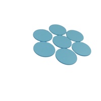 49mm IR Cut Filter QB21 BG38 Verre optique bleu pour caméra Correction des couleurs élimine la lumière rouge