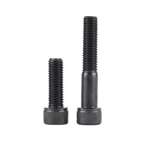 Factory Supply Half Thread Black Oxide Alloy Steel Hexagon <b>Socket</b> Allen Head Cap <b>Screw</b> - Product Image 1