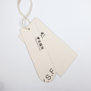 Fashion Hang <strong>Tag</strong> Rope <strong>Custom</strong> Clothing Seal <strong>String</strong> Hang <strong>Tag</strong> Paper Customer's Logo Printed for Clothing - Product Image 2