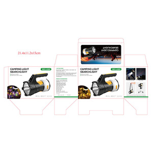 超明るい赤色レーザー充電手持ち型狩猟用ランタン屋外緊急サーチライトRGB LEDストリングライト懐中電灯 - Product Image 3