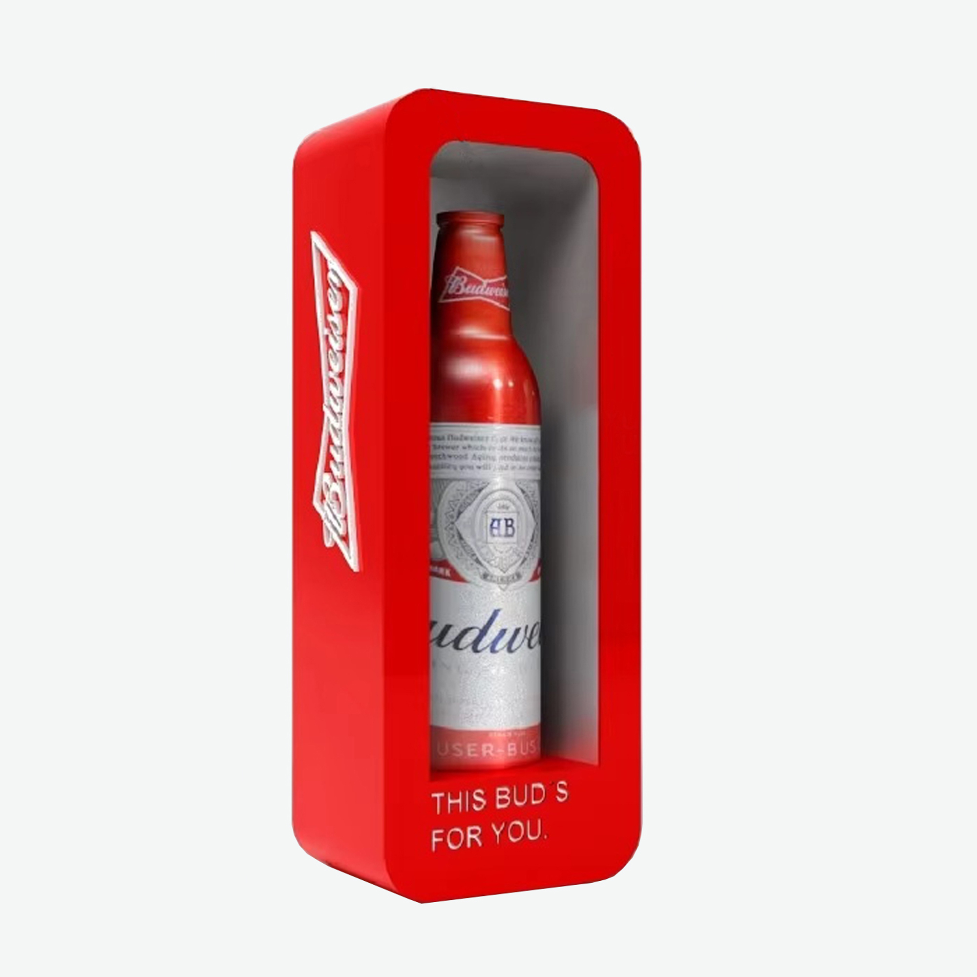 Budweiser Acrylic Bottle Glorifier Display Rack with LED Lights