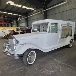 Funeral Supplies Manufacturer Outlet New Electric Funeral Car Custom Color Silver Hearse Antique Electric Hearse Car - Product Image 4