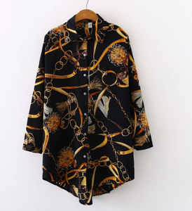 <span class=keywords><strong>Camicie</strong></span> in Chiffon alla Moda Coreana all'Ingrosso, <span class=keywords><strong>Camicie</strong></span> Oversize Casual da Donna, <span class=keywords><strong>Camicie</strong></span> Estive in Chiffon con Protezione Solare - Product Image 6