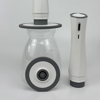 Mini Scelleuse Sous Vide pour Bocaux en Plastique, Pompe à Piles, Compatible avec les Bocaux à Large Ouverture, Construction ABS/PC, Capacité 5.1-10L pour