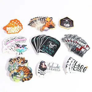 Personalized Design Labels Cartoon Waterproof Sticker Logo Adhesive Label Printing Vinyl Custom Die Cut Stickers