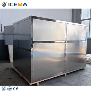 Icema công nghiệp 3 tấn Máy Làm Đá hàng ngày 100kg Dung tích lưu trữ đá với máy nén 110V và động cơ fabricadora de hielo - Product Image 3