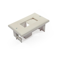 Placa de Pared Empotrada de Bajo Voltaje con Cubierta Deslizante para Entrada de Cable de Audio/Video, SIN CAJA TRASERA NI SOPORTE NECESARIOS