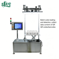 Machine de détection de codes pour logistique d'entrepôt, collecte automatique de codes QR, vérification des données et génération de rapports d'erreurs