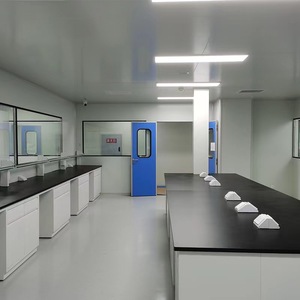 Phòng thí nghiệm hội thảo tấm mô-đun dự án chống cháy xây dựng bệnh viện ISO 8 tường lớp 10000 len đúc sẵn phòng sạch - Product Image 2