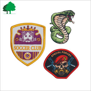 공장 직영 OEM 맞춤 고품질 저렴한 테니스 자수 백 챕터 핸드컷 보더 자수 패치 - Product Image 2