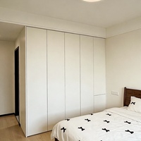 Système de placard convertible de luxe moderne en panneaux de bois SNLFEIER 0031 sur mesure pour toute la maison, chambre, salon, école