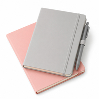 Carnet de notes, journal, agenda personnalisé et en gros avec couverture rigide en PU, logo imprimé, sangle élastique, carnet de notes imprimé pour le bureau
