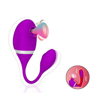 Huawen Amazon Heetste Oplaadbare Kogels Hartvormige Springeieren Vrouwen Masturbatie Massage Vibrerende Abs + Silicon Bdsm - Product Image 6