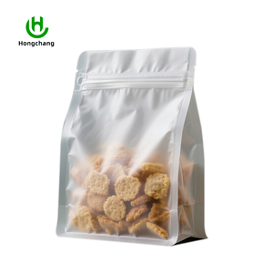 Bolsa Transparente Personalizada con Cierre Ziplock y Asa, de Ocho Lados Sellados, de Grado Alimenticio, para Envasado de Frutos Secos y Snacks - Product Image 2