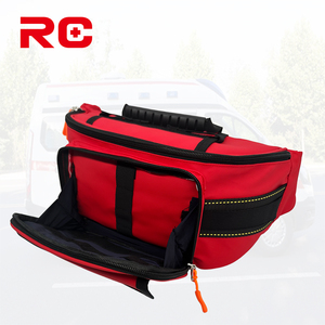 Sac banane portable en nylon pour premiers secours avec plusieurs poches pour les ambulanciers et l'utilisation en extérieur - Product Image 2
