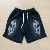 Nouveauté été Short décontracté pour homme, 100% Coton, taille élastique, en toile tissée unie délavée, respirant, facile d'entretien, style tendance