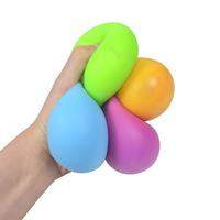 6CM nouveauté TPR coloré farine Squishy Squeeze Ball jouets pour le soulagement du Stress développement des compétences pratiques pour les enfants