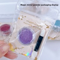 Poudre miroir magique 108 couleurs, nouvelle collection, motif ciel étoilé, paillettes colorées, poudre miroir irisée pour ongles