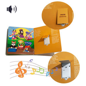 Impresión de Libros de Sonido Musicales Personalizados para Bebés, Libro Electrónico Interactivo para Niños con Sonidos de Animales en Inglés, con Botón de Audio - Product Image 3