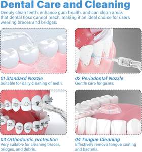 Irrigador Bucal Eléctrico Portátil Mini Smart Dental de la Mejor Calidad, Hilo Dental de Agua para Limpieza Dental - Product Image 3