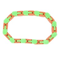 Wacky Tracks Link Snap Bike Chain Fidget Plastic Snake Puzzle Anti-Stress Sensory DIY Party Favor Gift for Kids Adults