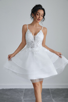 Robe de bal à sequins pour femme, robe de soirée en tulle sans manches, col en V personnalisé, appliques en dentelle, robe de soirée de luxe 2026