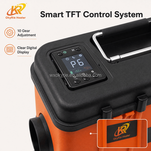 Chauffage diesel portable OkyRie 5 kW <span class=keywords><strong>avec</strong></span> écran LCD TFT, batterie lithium intégrée, ultra silencieux pour <span class=keywords><strong>camping</strong></span>-<span class=keywords><strong>car</strong></span>, caravane, chantier, tente - Product Image 3