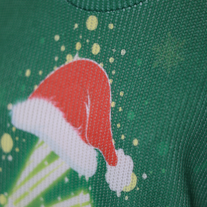 <span class=keywords><strong>Pull</strong></span> tricoté décontracté anti-boulochage vert pour <span class=keywords><strong>femme</strong></span>, idéal pour <span class=keywords><strong>Noël</strong></span>, collection automne-hiver, personnalisable OEM, vente en gros, dropshipping - Product Image 3