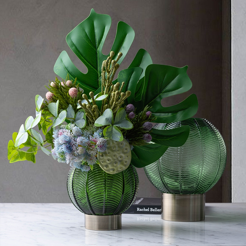Factory Produced Wholesale Home Decor Glass Flower Vase