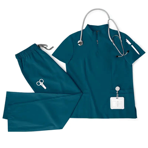 <span class=keywords><strong>Divise</strong></span> chirurgiche donna Set di Scrub medico infermiere salone di bellezza abbigliamento da lavoro clinica Scrub uniformi Spa uniforme - Product Image 6