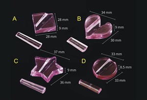 Metal Nail Art Bending Tool Star Heart Embossed Mold <b>Frame</b> for Salon Manicure Design - Product Image 6