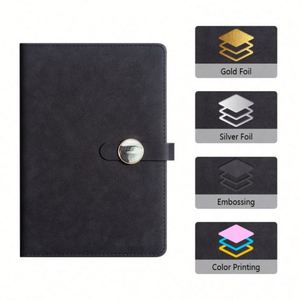 Promotional Business Gifts PU Leather Hard Cover Agenda Personalized <b>Note</b> <b>Books</b> for Gift Notebook with logo Custom - Product Image 3