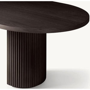 Muebles para el Hogar al por Mayor, Mesa de Comedor Rectangular de Madera Maciza de Roble, Estilo Americano - Product Image 6