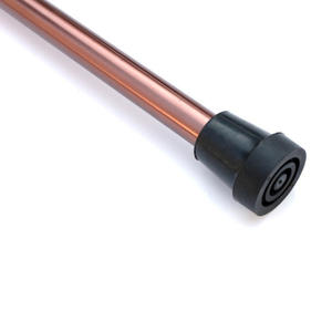 Bâton de marche télescopique en alliage d'aluminium, hauteur réglable, pointe en caoutchouc antidérapante pour personnes âgées, support de randonnée - Product Image 3