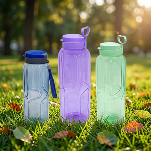 Travel Running Camping Outdoor Eco-Friendly Plastic 1000ml Dishwasher Safe Drinkware <b>Cup</b> <b>with</b> <b>Lid</b> & <b>Straw</b> for Gym - Product Image 1