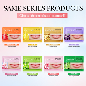 SADOER - <span class=keywords><strong>Mascarilla</strong></span> Labial <span class=keywords><strong>de</strong></span> Colágeno Cristalizado Rosa, <span class=keywords><strong>Gel</strong></span> Hidratante <span class=keywords><strong>de</strong></span> Arándanos, Estilo Coreano, Venta al por Mayor, Marca Privada - Product Image 1