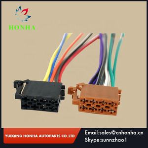 Adaptateur de câblage <span class=keywords><strong>ISO</strong></span> universel 8 broches pour <span class=keywords><strong>autoradio</strong></span>, connecteur femelle, prise de fil - Product Image 2