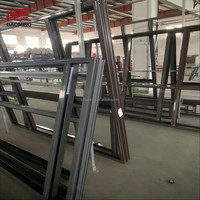Ventana Abatible de Vidrio Templado para Apartamento, Dormitorio, Sala de Estar, Cocina, Villa, Baño, Sótano, Escuela