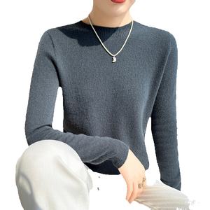 2025 nouveau lb première ligne prêt à porter automne hiver col rond <span class=keywords><strong>laine</strong></span>, coupe ample et look amincissant, pull, pull intérieur, haut - Product Image 4