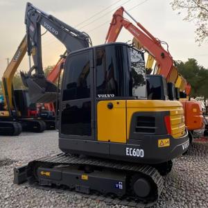 Excavatrice VOLVO EC60D d'occasion, excavatrice EC60B d'occasion, mini-excavatrice hydraulique sur chenilles, matériel de construction - Product Image 2