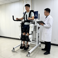 Exosquelette robotique pour l'entraînement à la marche |   Robot de marche pour membres inférieurs |   Dispositif de Neuroreadaptation |   Modes actif et passif