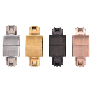 Fermoir de déploiement JAETIUM Premium CTS en acier inoxydable, boucle pliante pour accessoires de bracelet en caoutchouc CTS FKM - Product Image 2